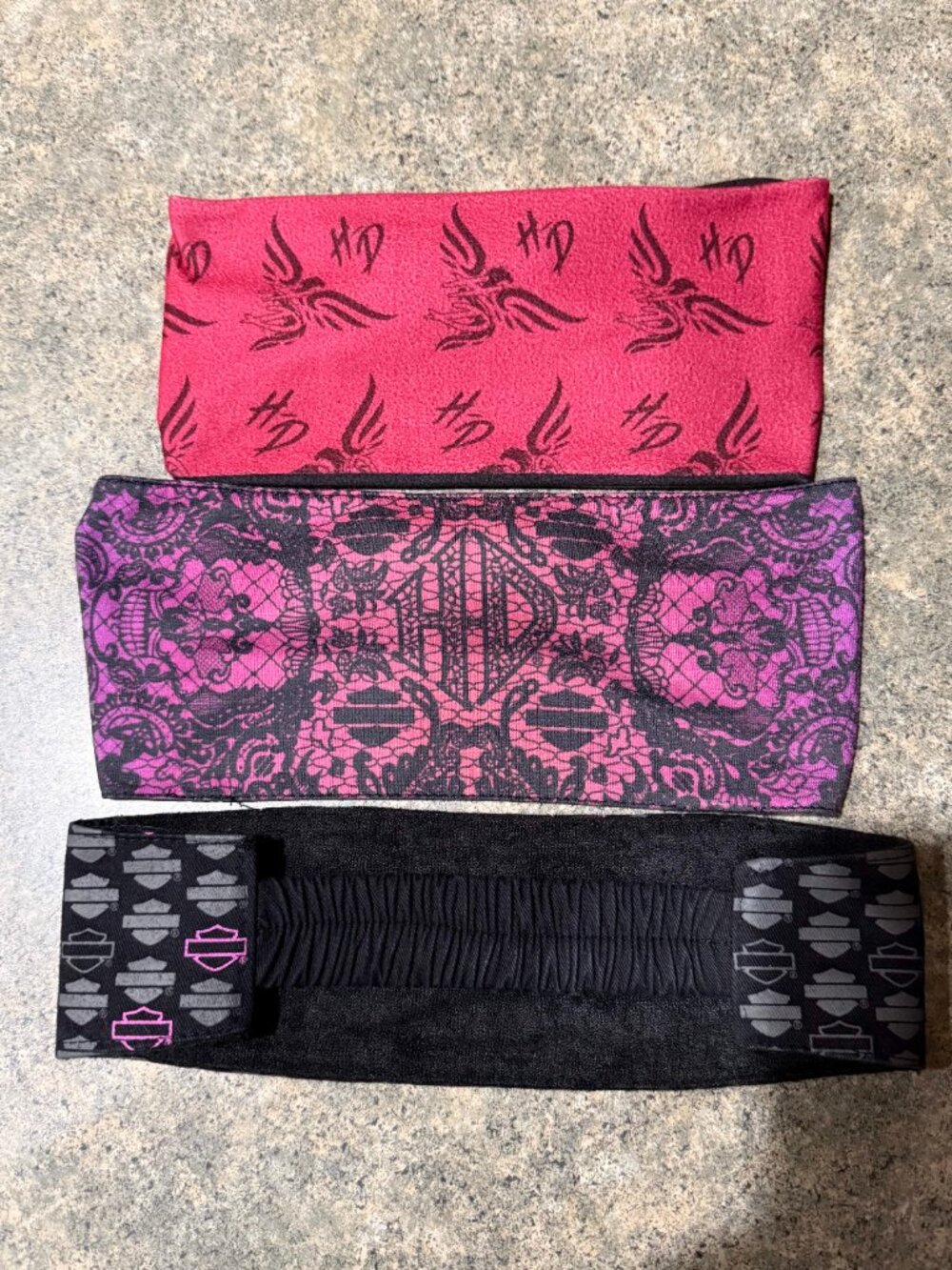 Women's Harley Davidson Headband Lot - Picture 2 of 2